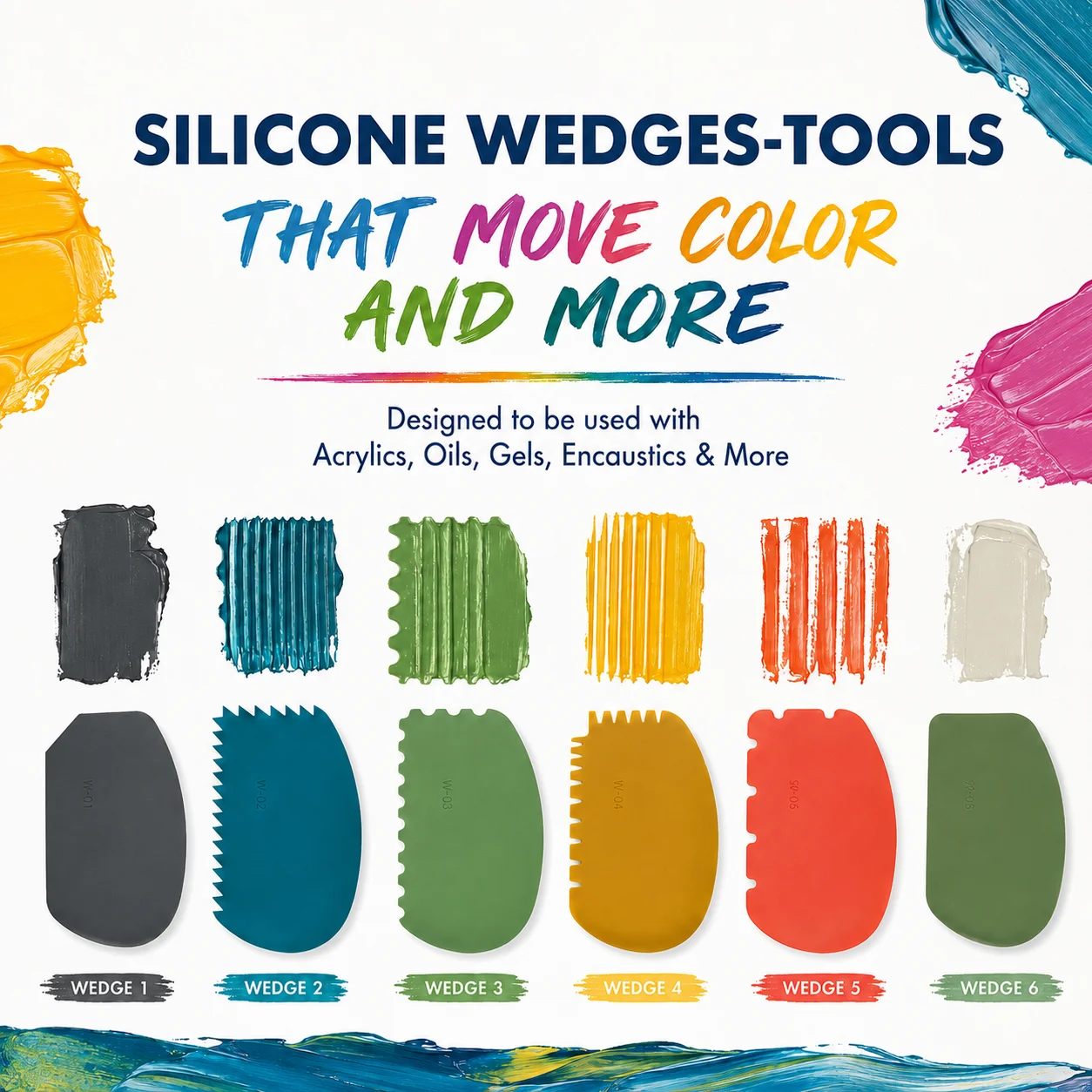 Flexible Silicone Wedge Tools  - Jewelry Making Tools And Supplies recension och pris