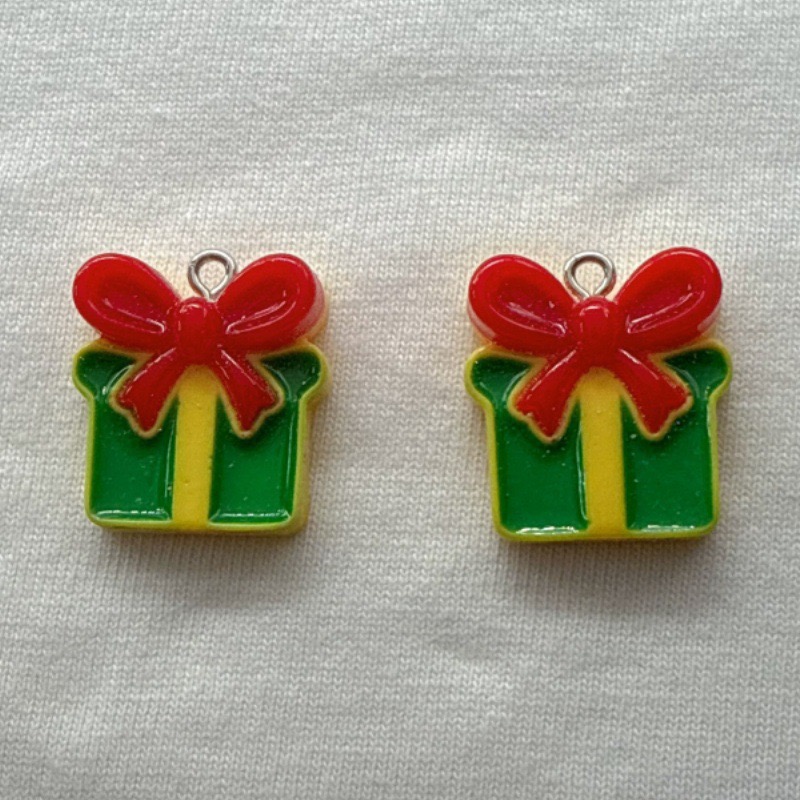10pcs Christmas Cartoon Series - Jewelry Making Resin recension och pris