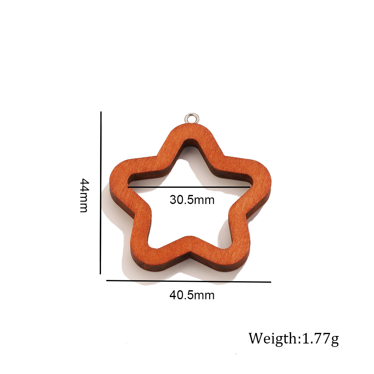 10PCS Triangle Rectangle Wood  - Jewelry Making Resin recension och pris