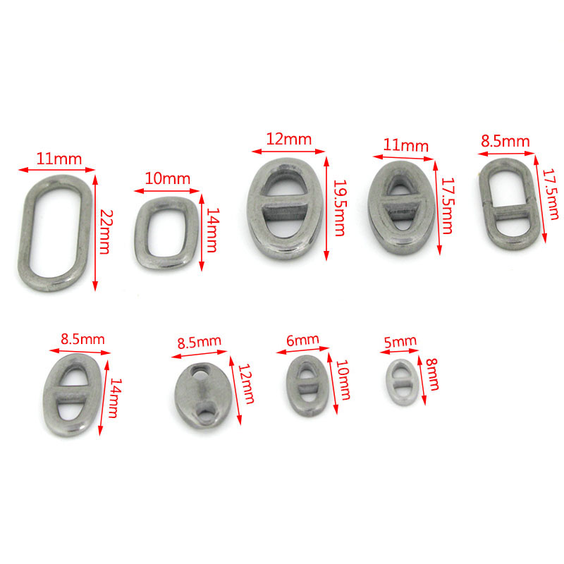 10Pcs Stainless Steel Double H - Jewelry Making Material recension och pris