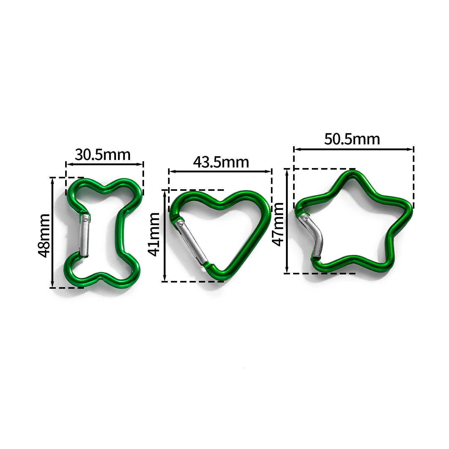1pcs/Lot Aluminum Mini Carabin - Jewelry Making Tools And Supplies recension och pris