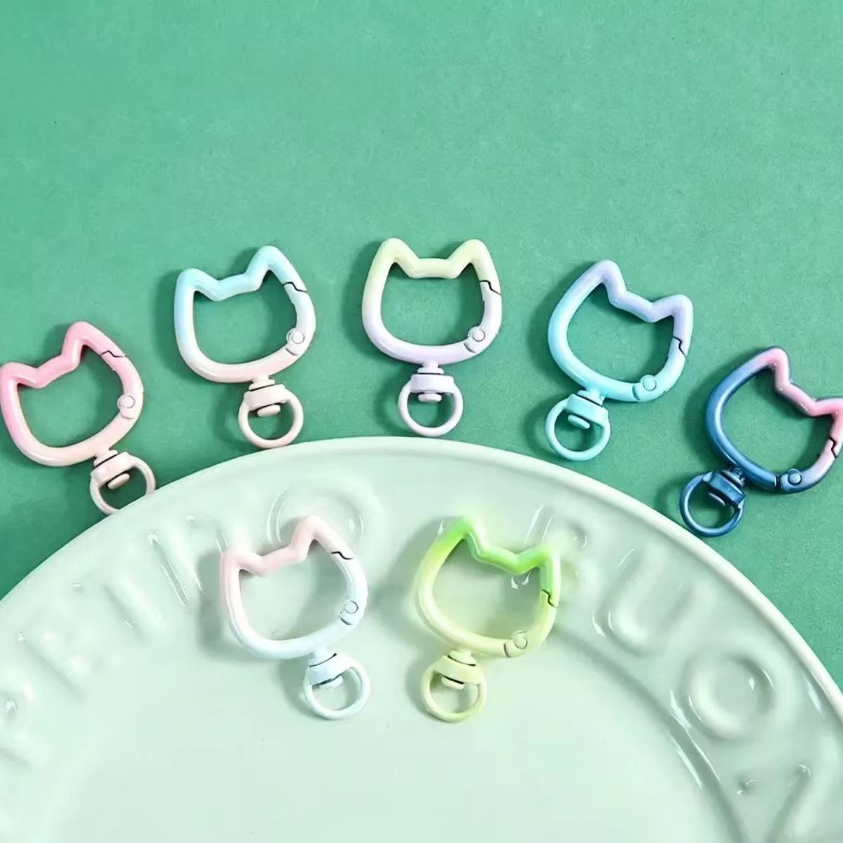 5-10PCS Gradient Cute Cat Clas - Jewelry Making Material recension och pris